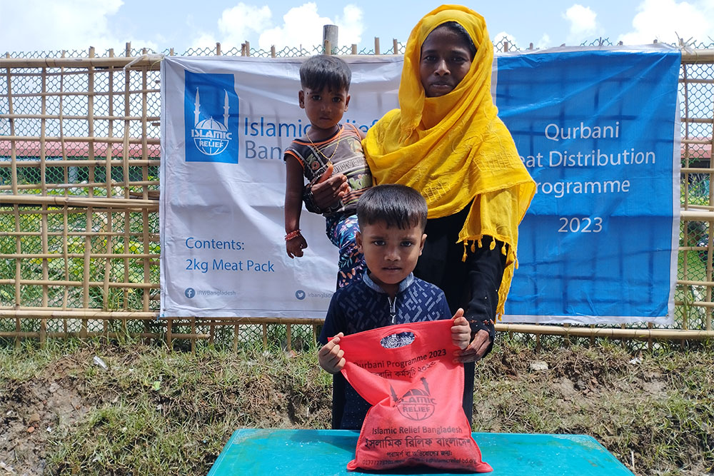 Islamic Relief has been extending support to underprivileged families struggling to afford meat